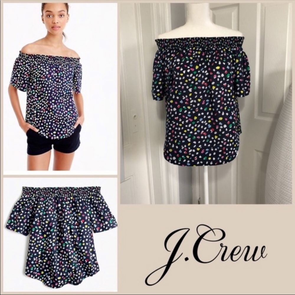 J.Crew off the shoulder ratti happy cat style - Picture 6 of 7
